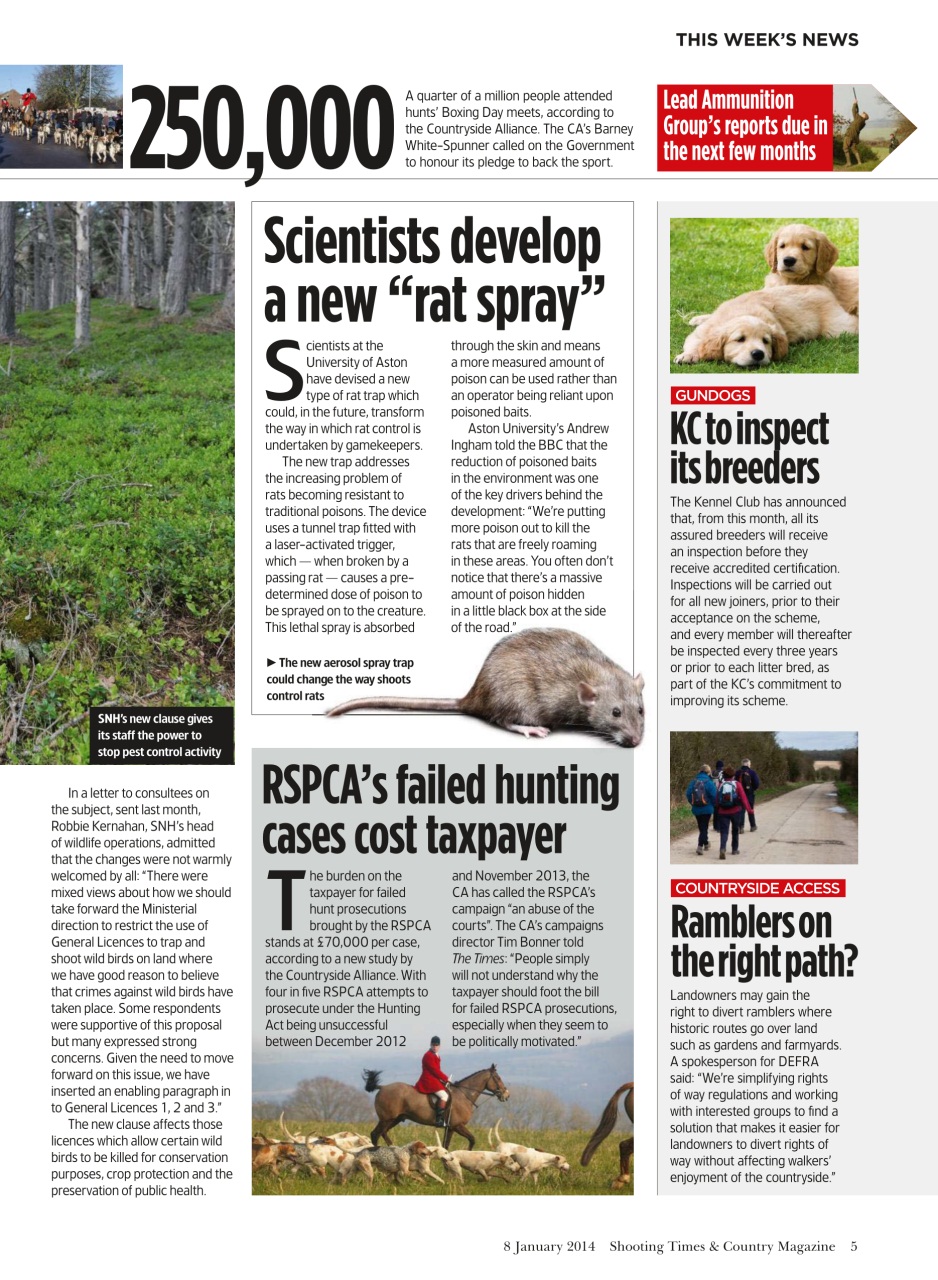 Shooting Times & Country Preview Pages