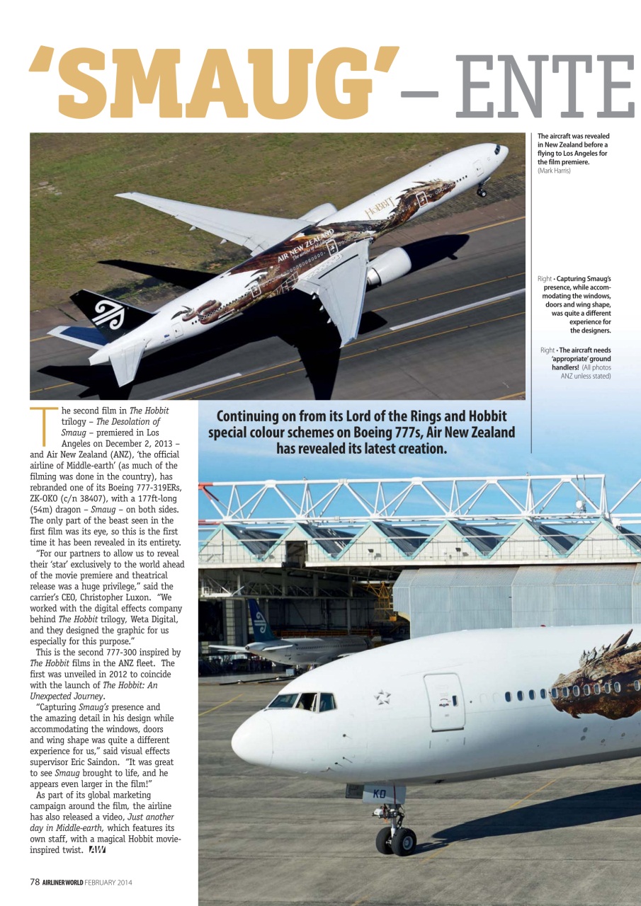 Airliner World Preview Pages