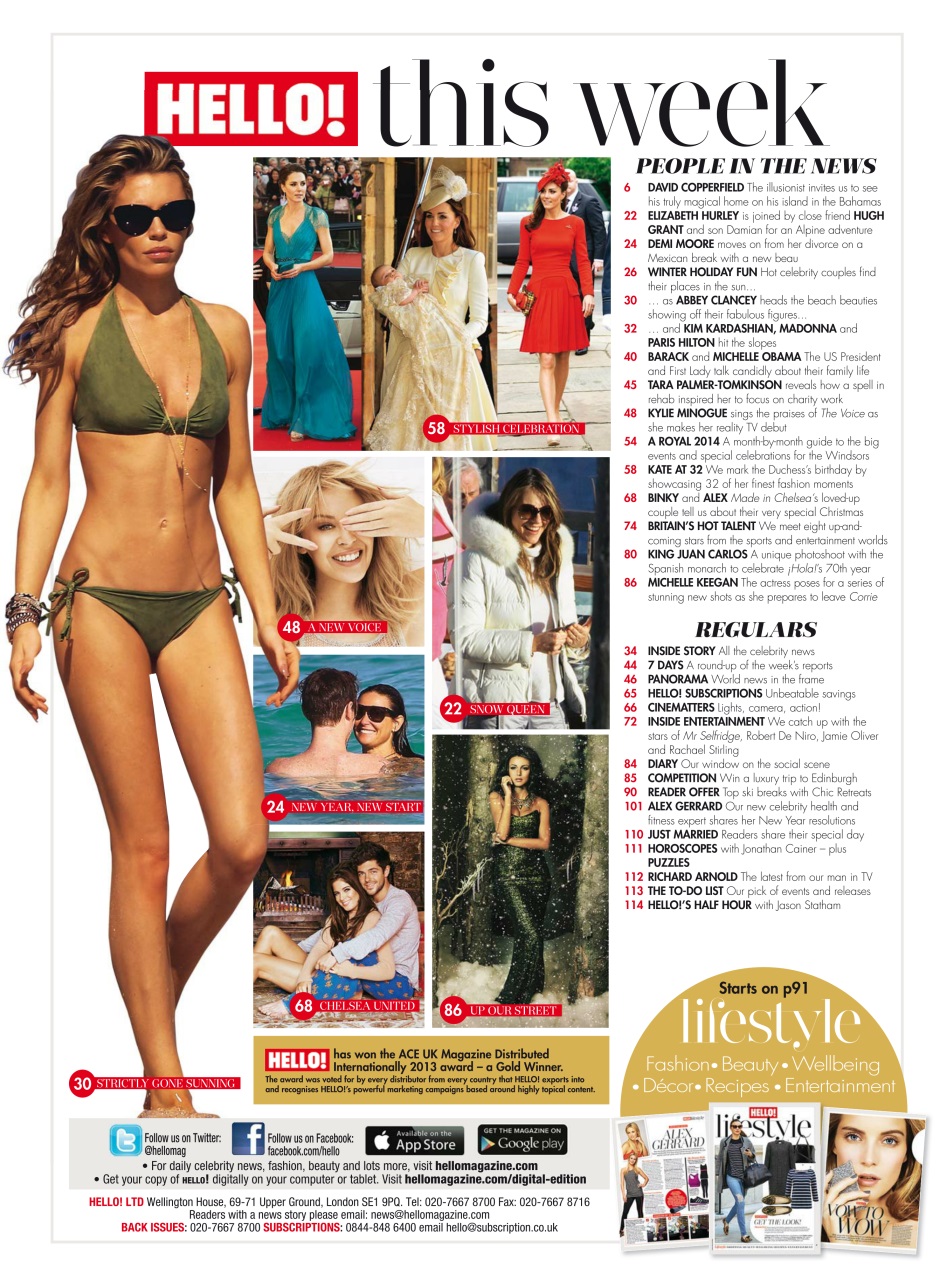 Hello! Magazine Preview Pages