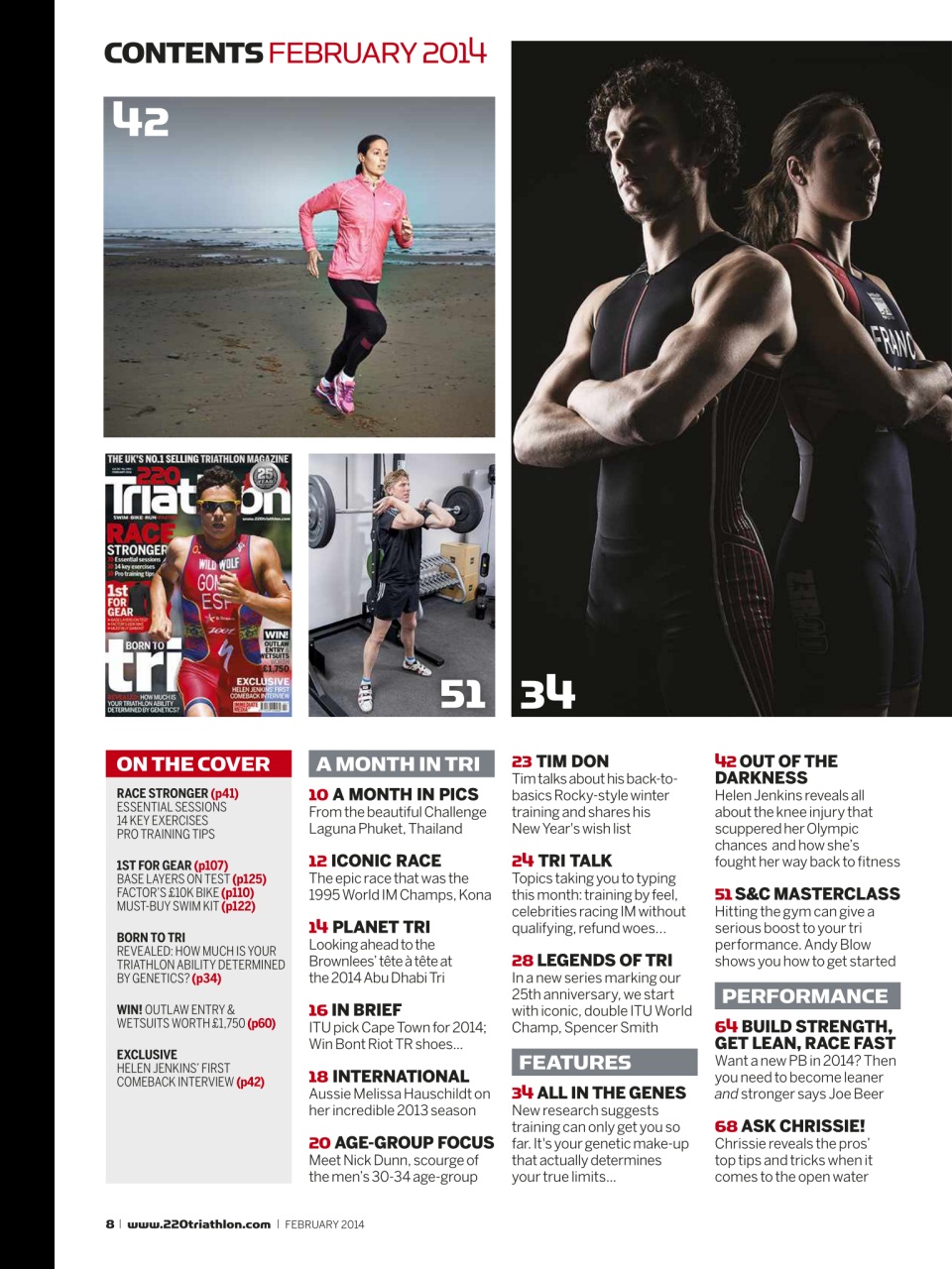 220 Triathlon Magazine Preview Pages