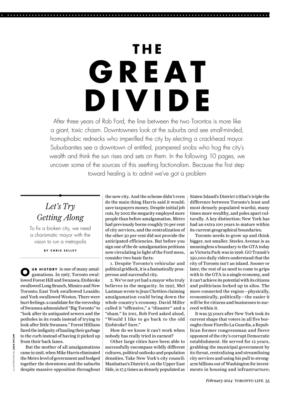 Toronto Life Preview Pages