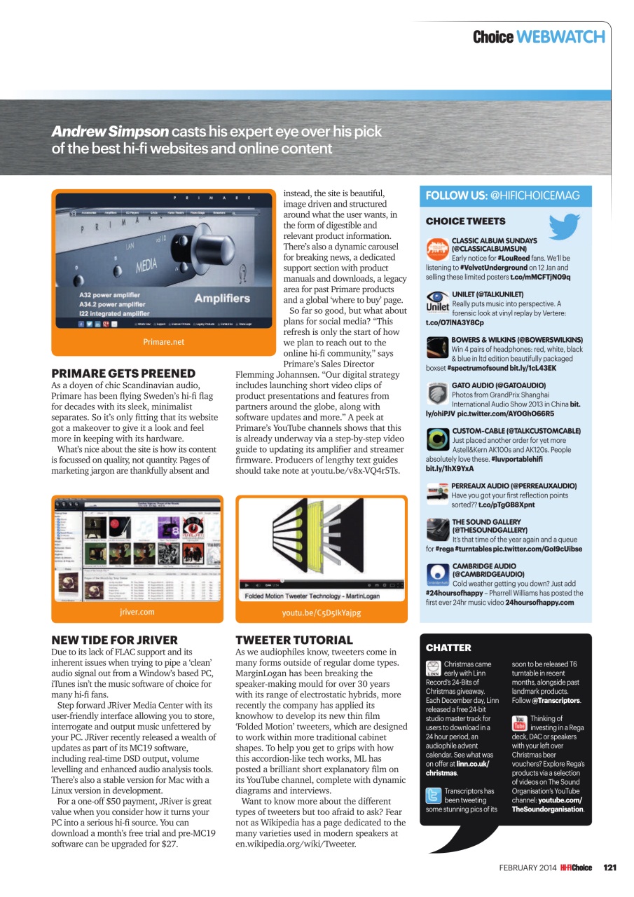 Hi-Fi Choice Preview Pages