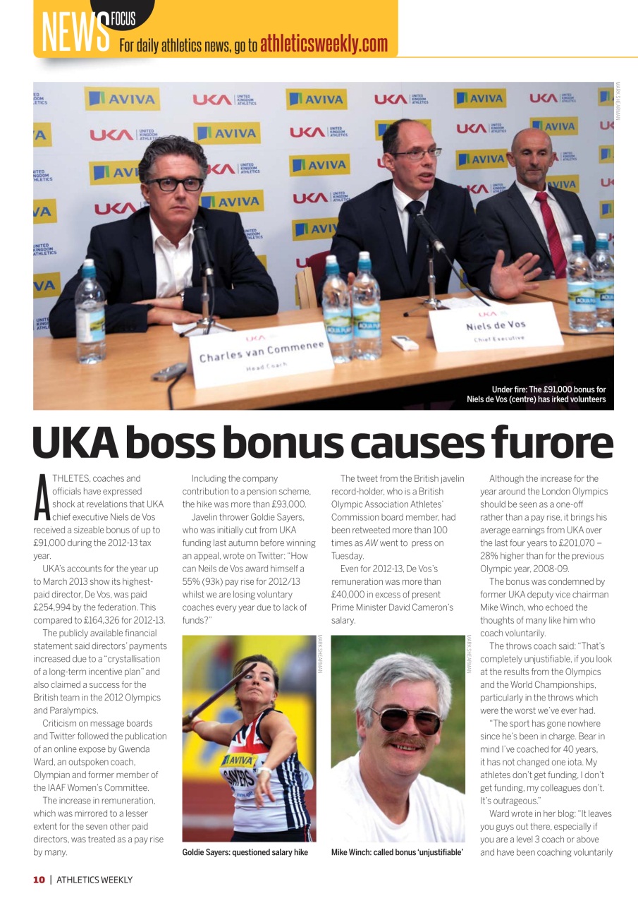 AW – Athletics Weekly Magazine Preview Pages