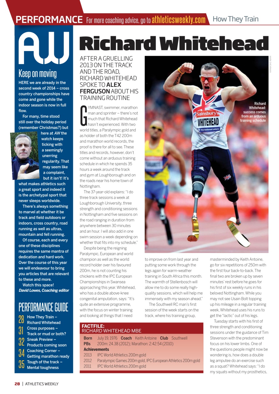 AW – Athletics Weekly Magazine Preview Pages