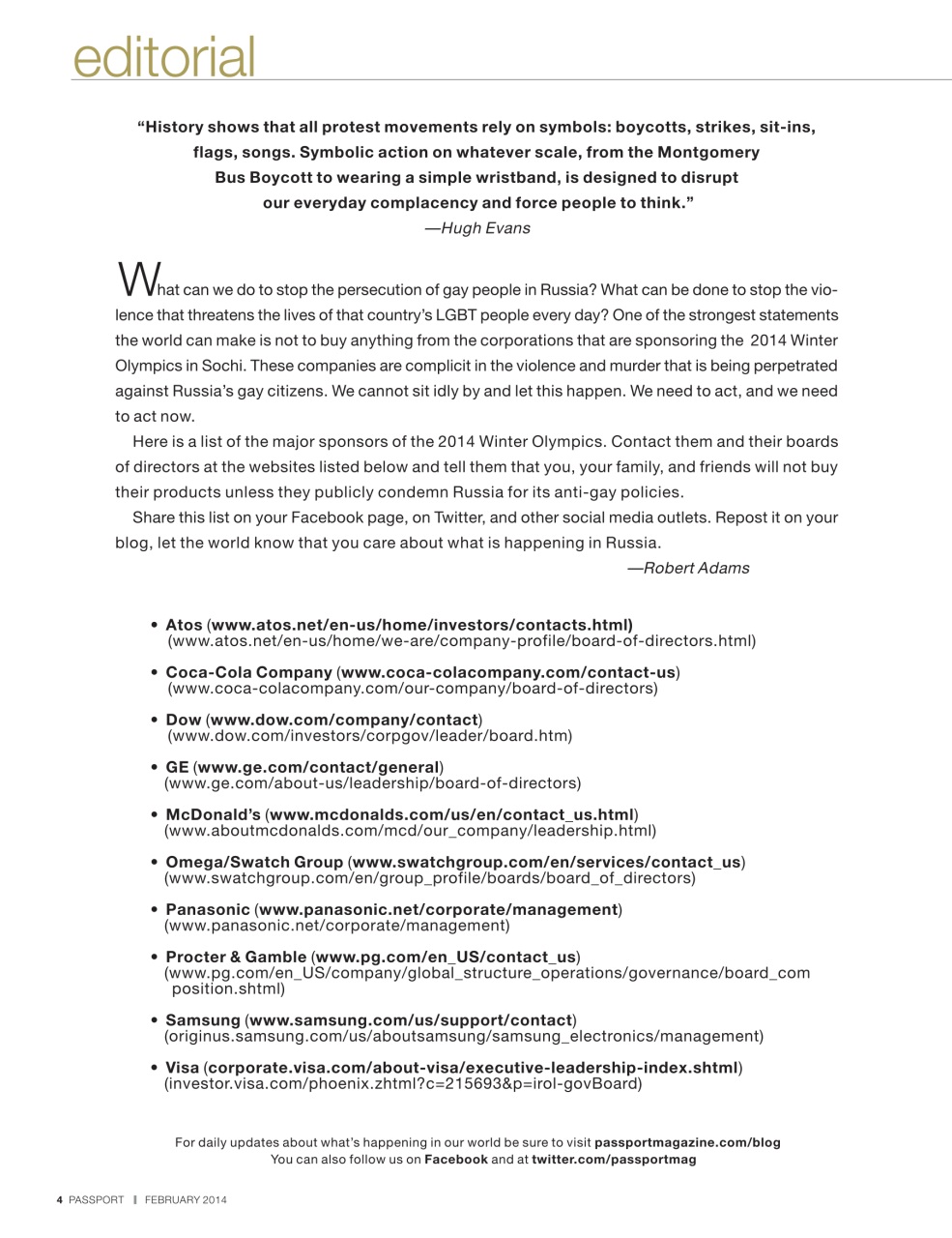 Passport Preview Pages