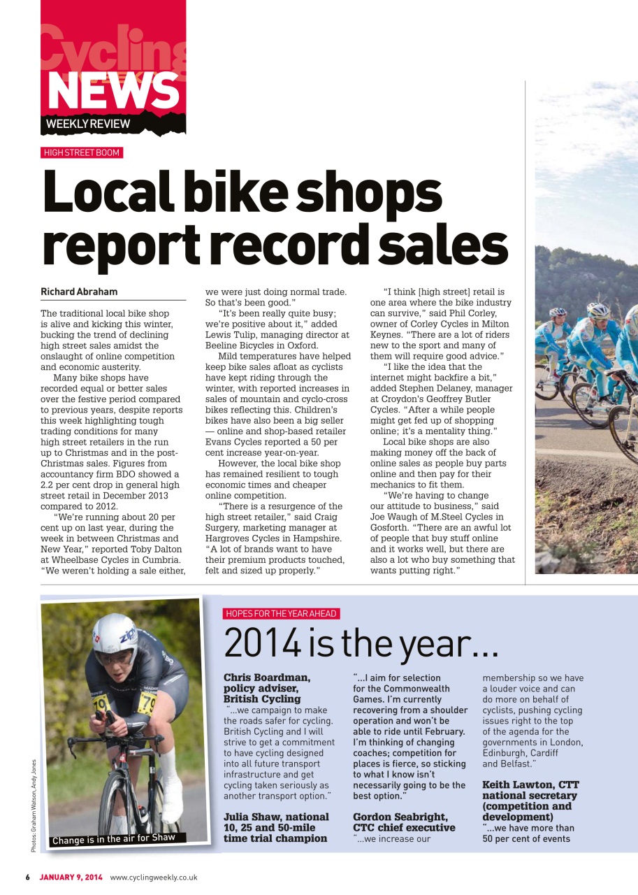 Cycling Weekly Preview Pages