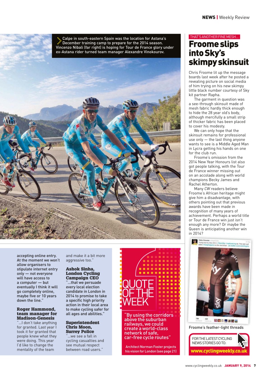 Cycling Weekly Preview Pages