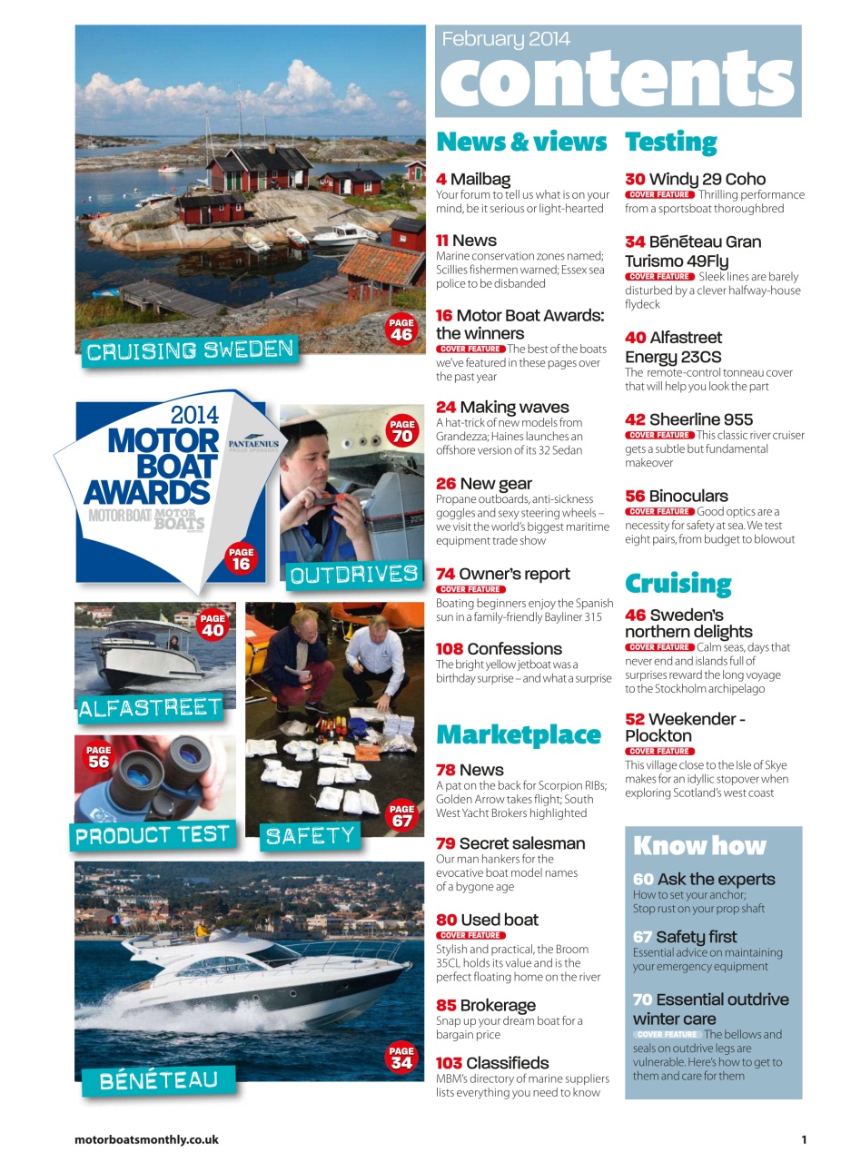 Motor Boats Monthly Preview Pages