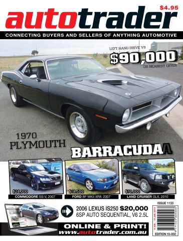 AutoTrader issue Autotrader 1133