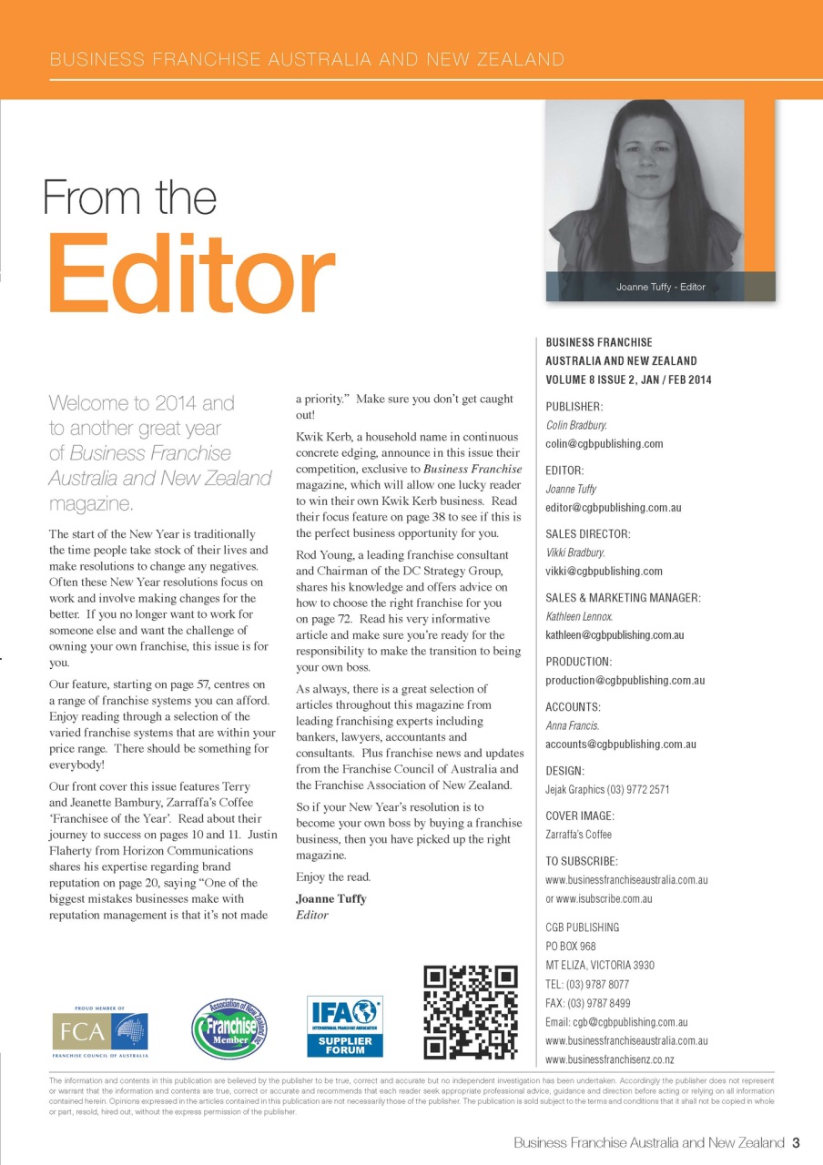 Business Franchise Australia&NZ Preview Pages