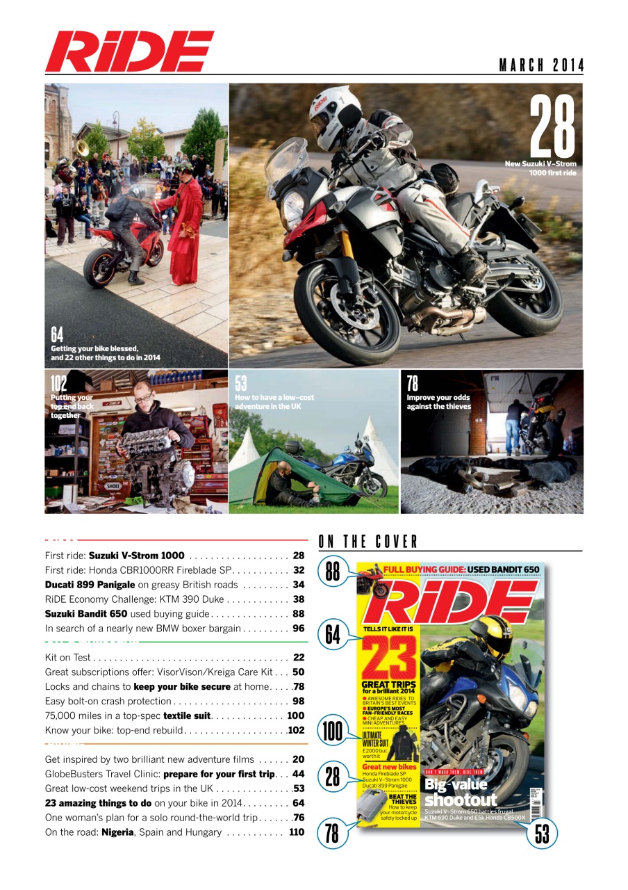 Ride Preview Pages