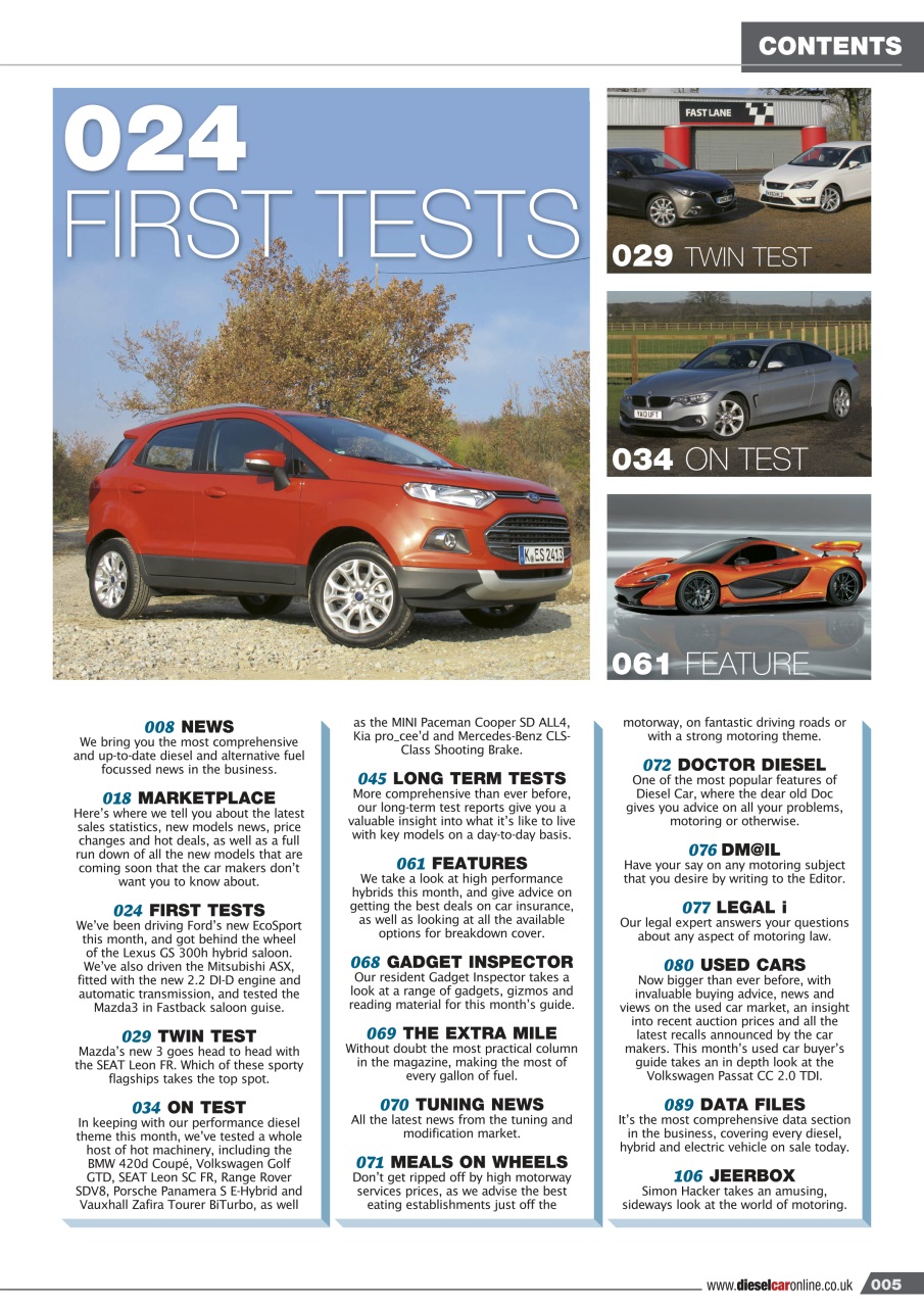 Diesel&EcoCar Magazine Preview Pages