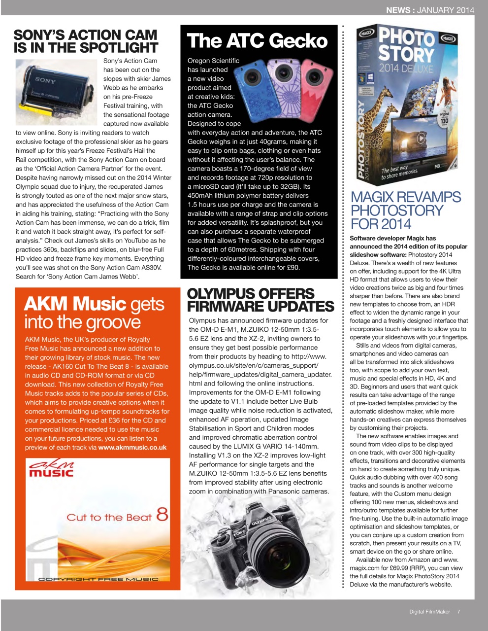 Digital FilmMaker Preview Pages