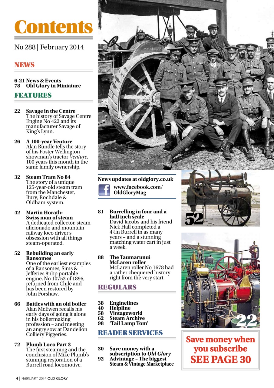 Old Glory Magazine Preview Pages