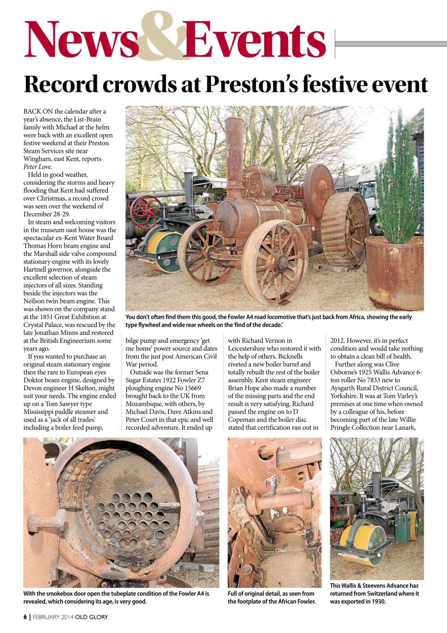 Old Glory Magazine Preview Pages