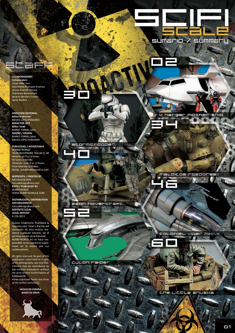 SCIFI SCALE Preview Pages