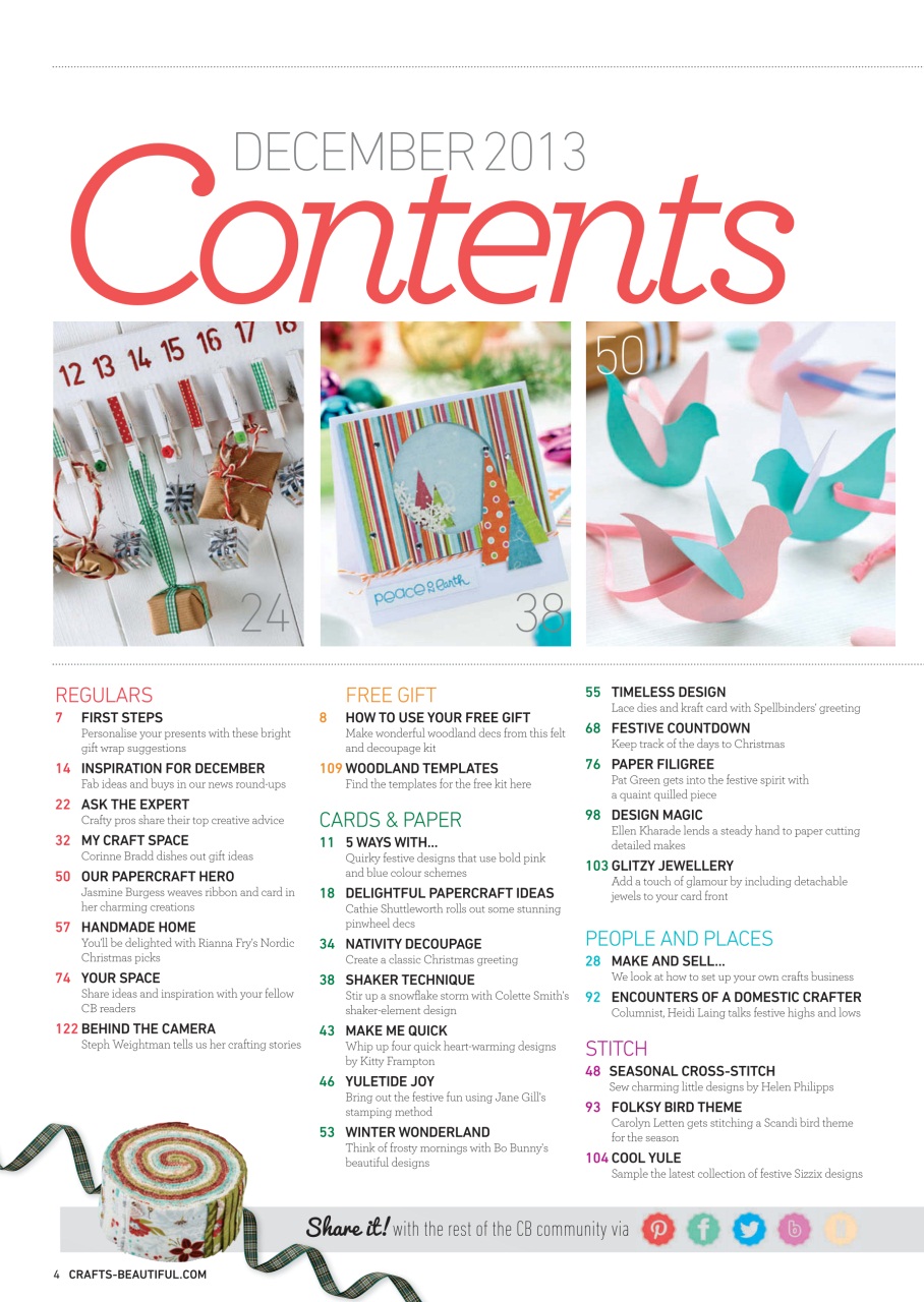 Crafts Beautiful Preview Pages