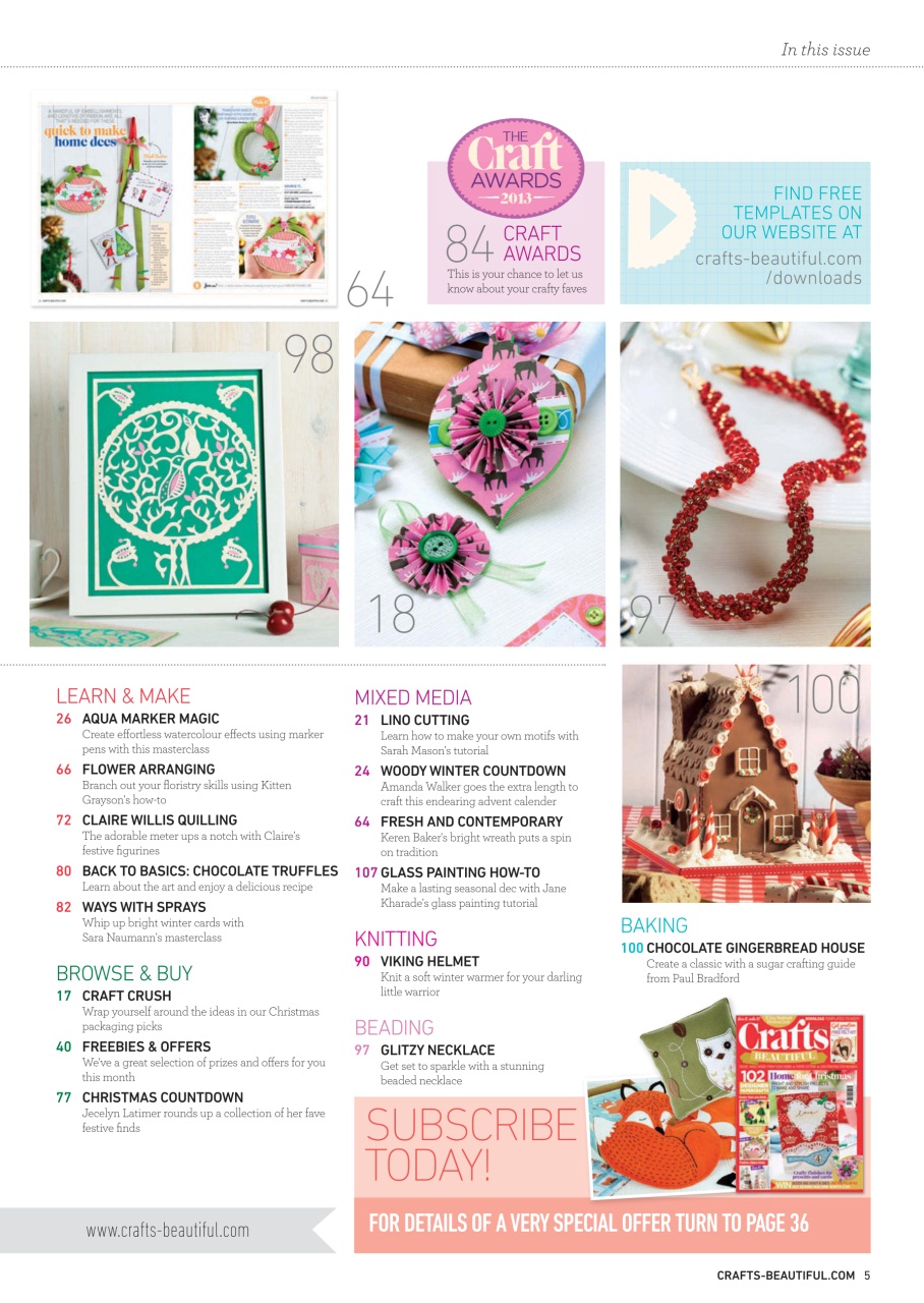 Crafts Beautiful Preview Pages
