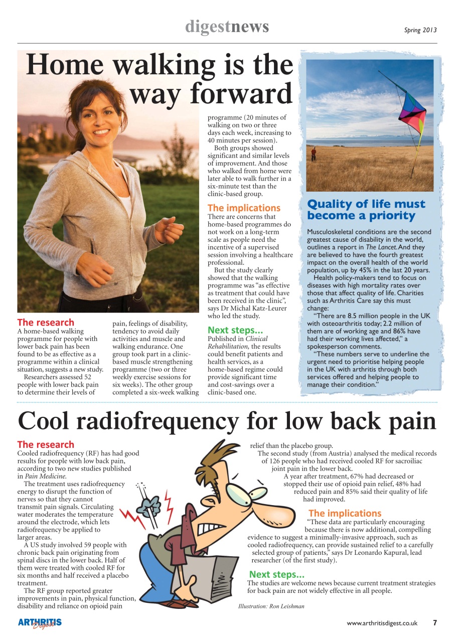 Arthritis Digest Preview Pages