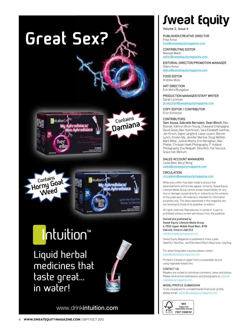 Sweat Equity Preview Pages