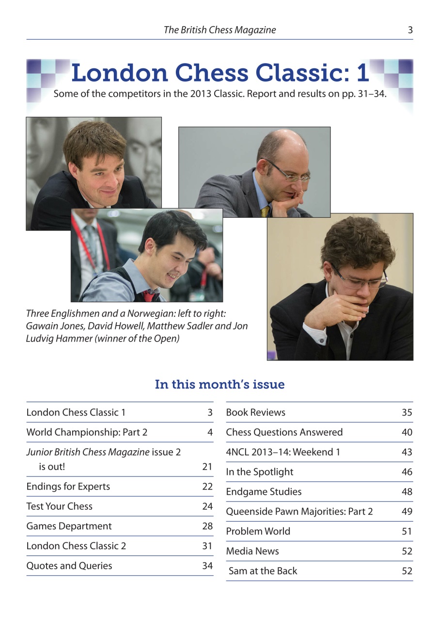 British Chess Magazine Preview Pages