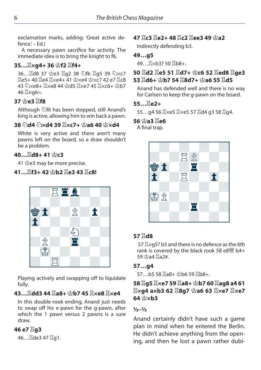 British Chess Magazine Preview Pages