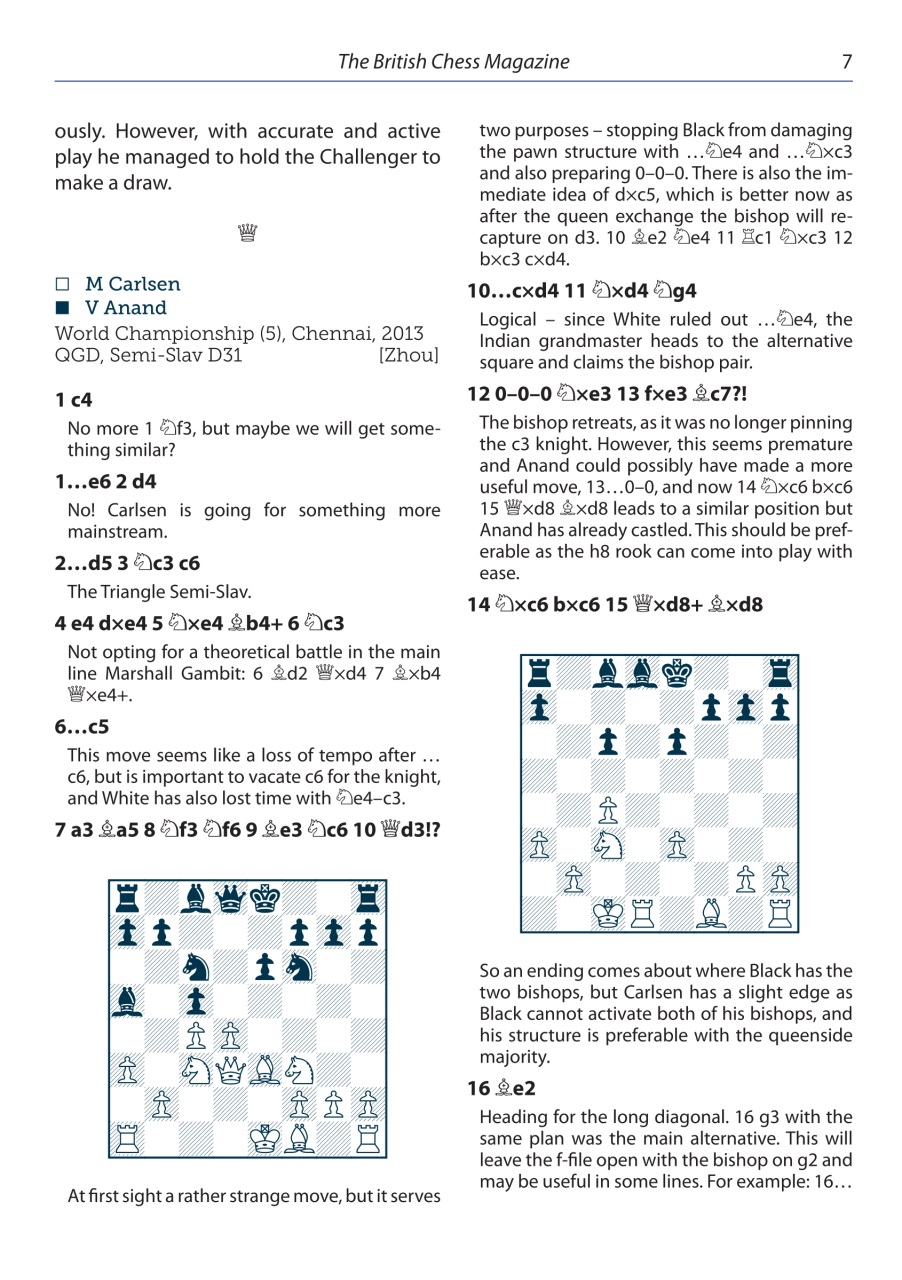 British Chess Magazine Preview Pages
