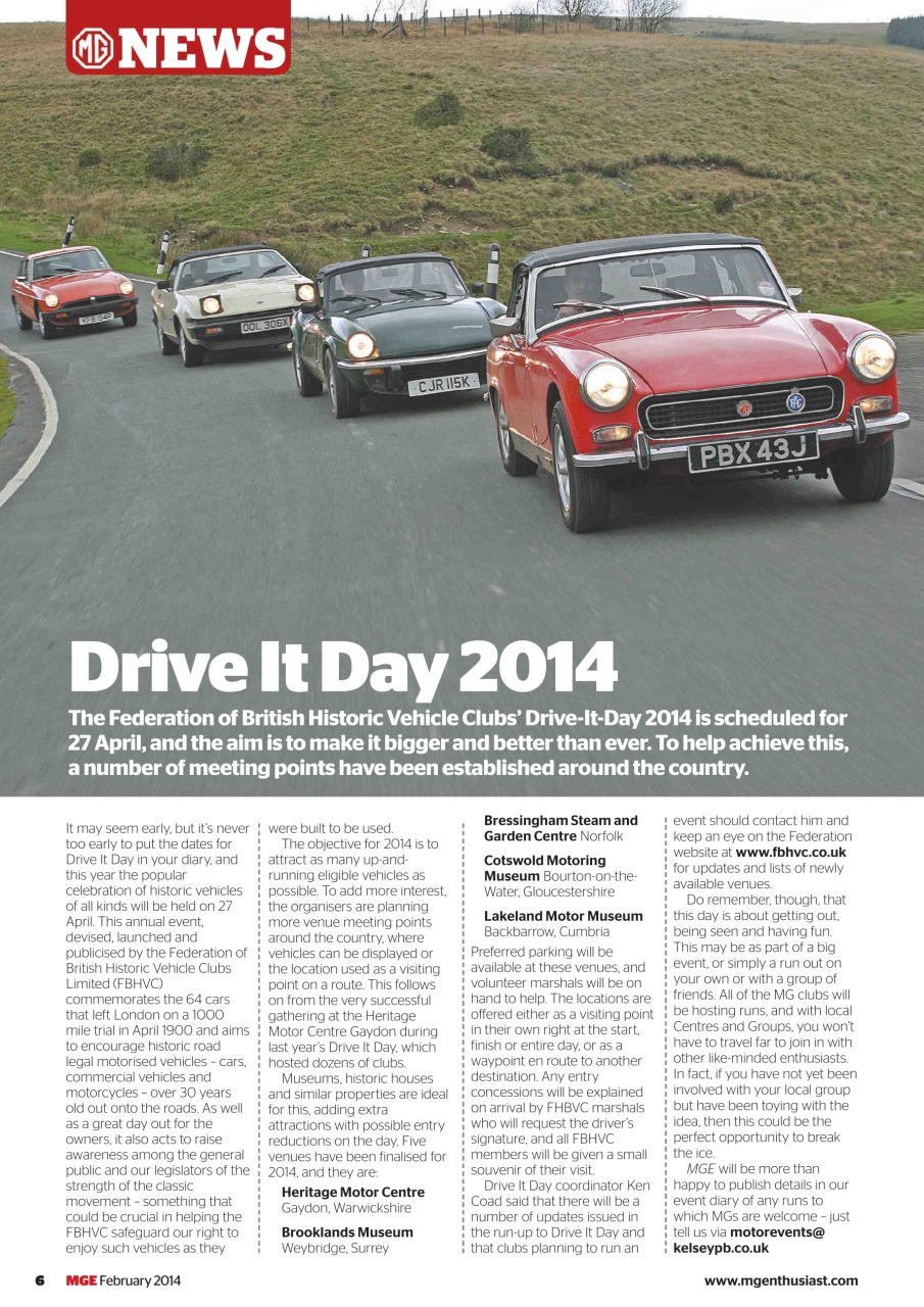 MG Enthusiast Preview Pages