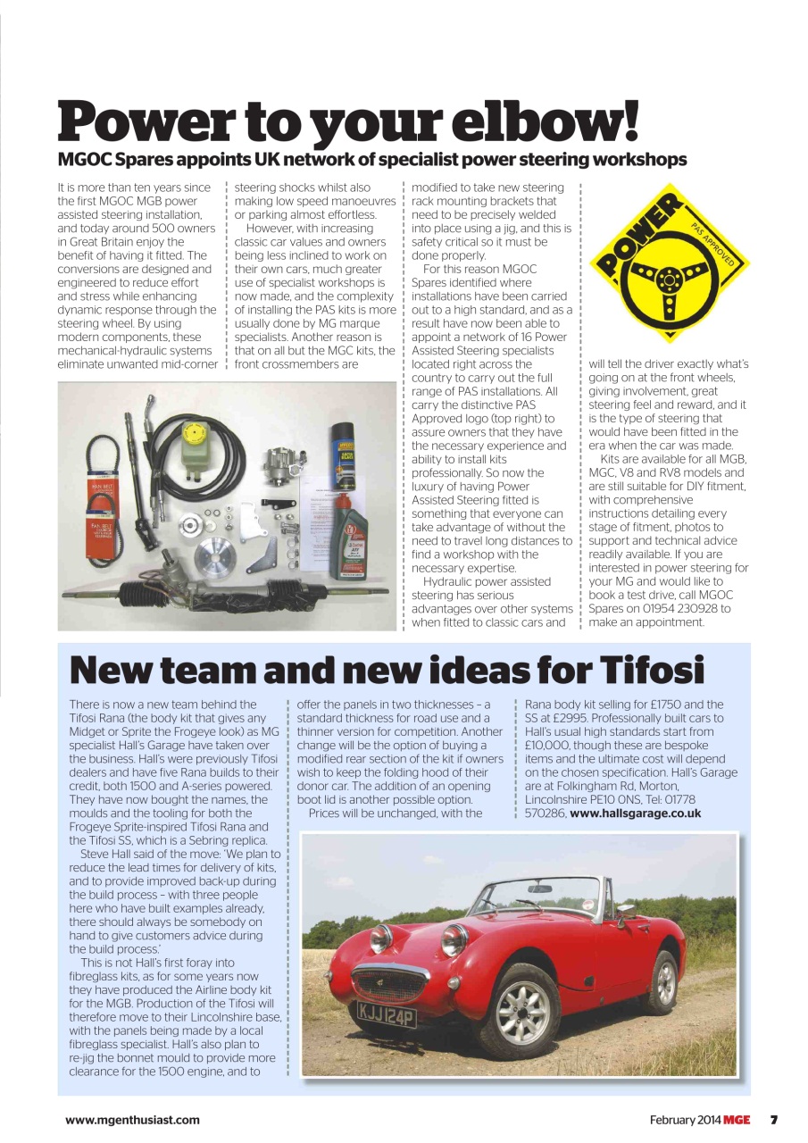 MG Enthusiast Preview Pages