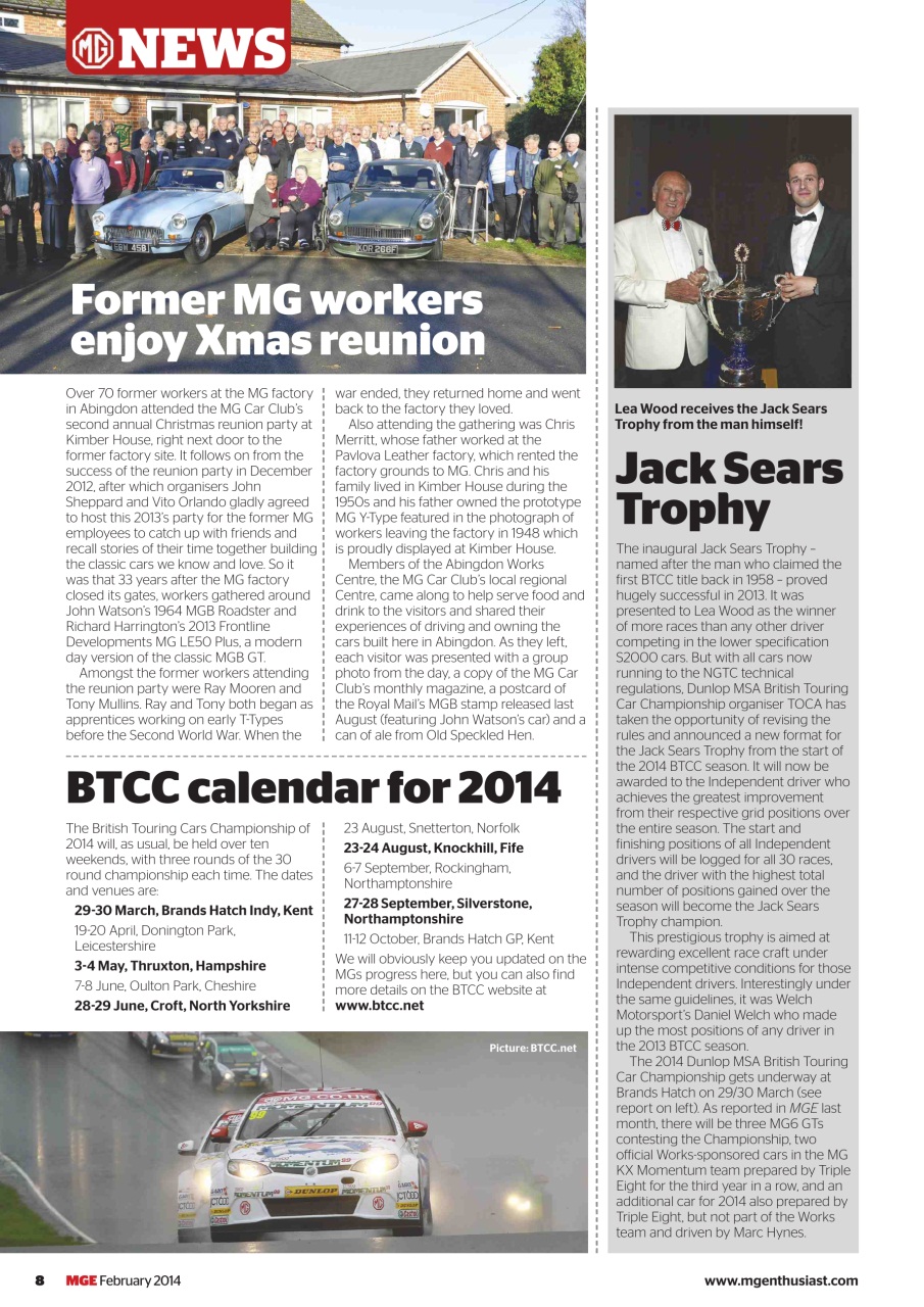 MG Enthusiast Preview Pages