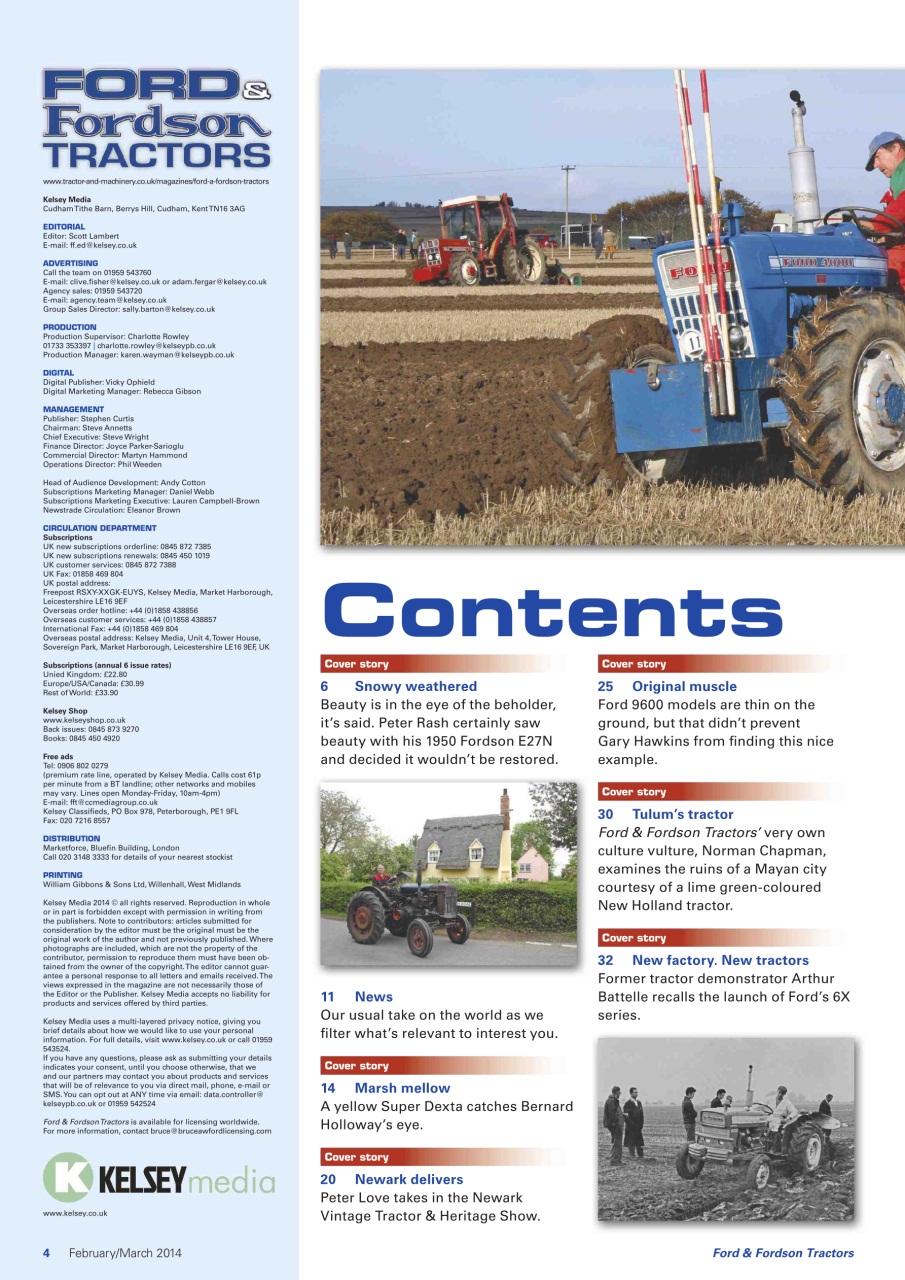 Ford & Fordson Preview Pages