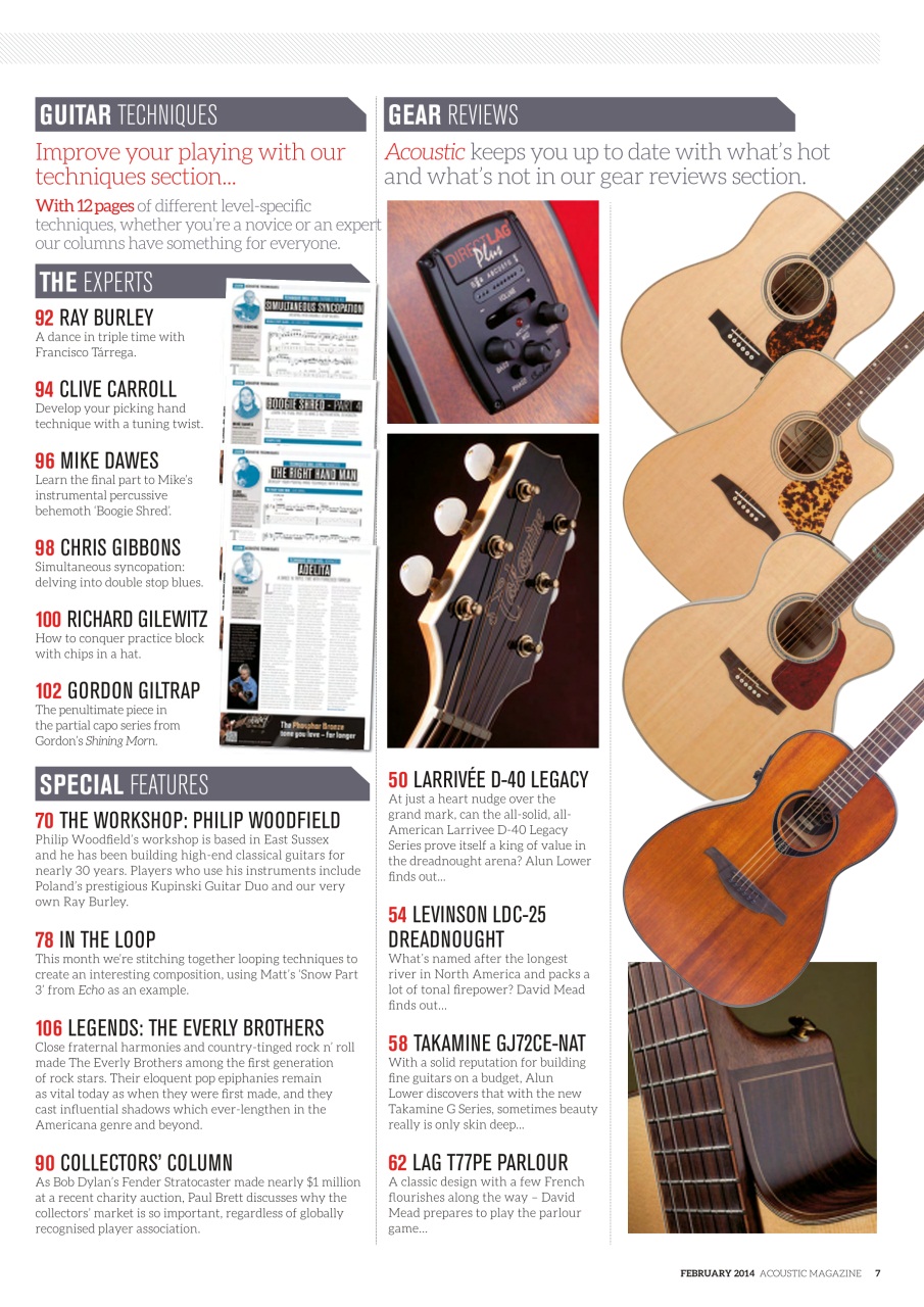 Acoustic Preview Pages