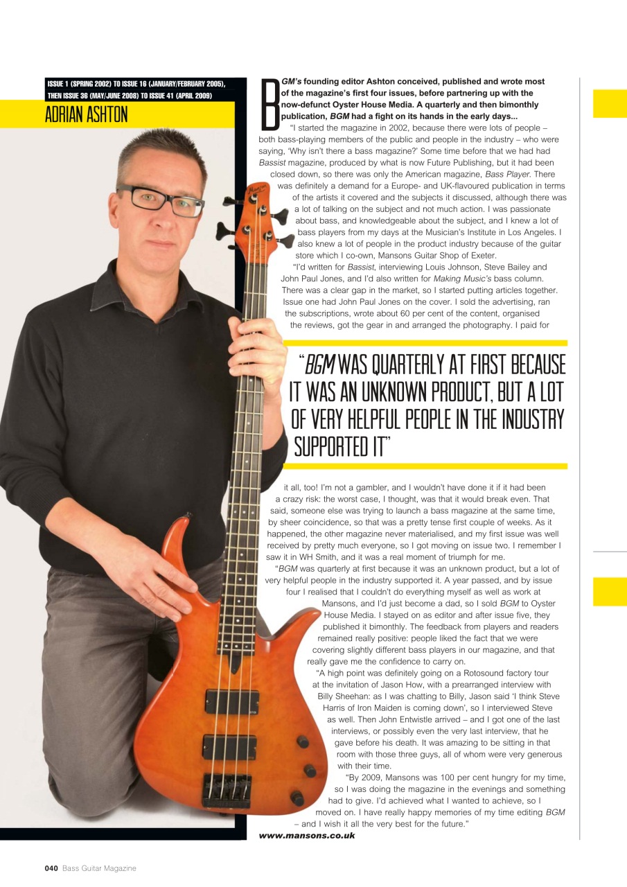 Bass Player UK Preview Pages