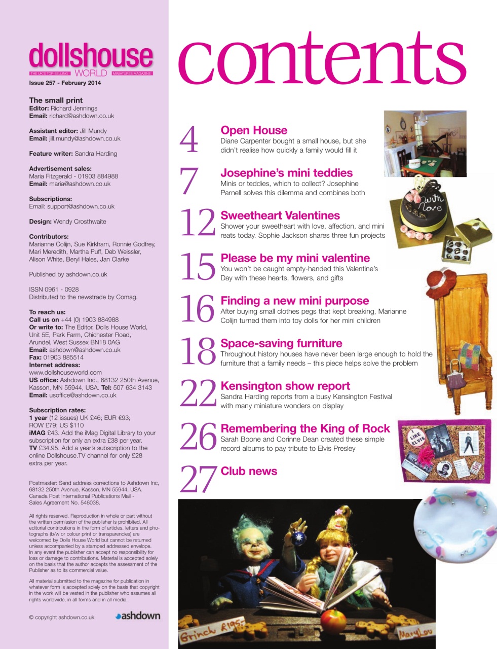 Dolls House World Preview Pages