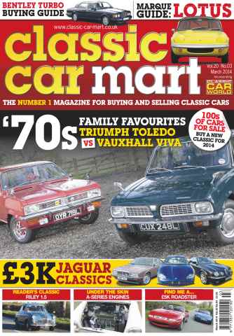 Classic Car Mart issue Vol.20 No.3 70's Family Favourites