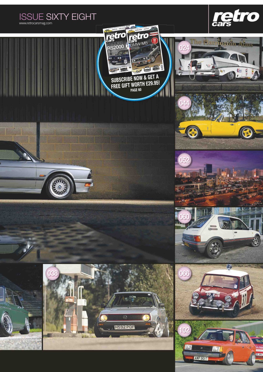 Retro Cars Preview Pages