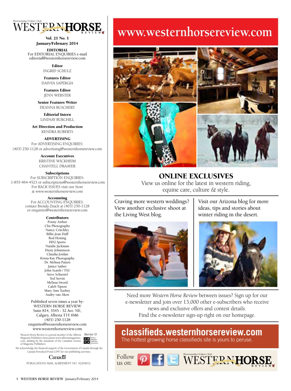 Western Horse Review Preview Pages