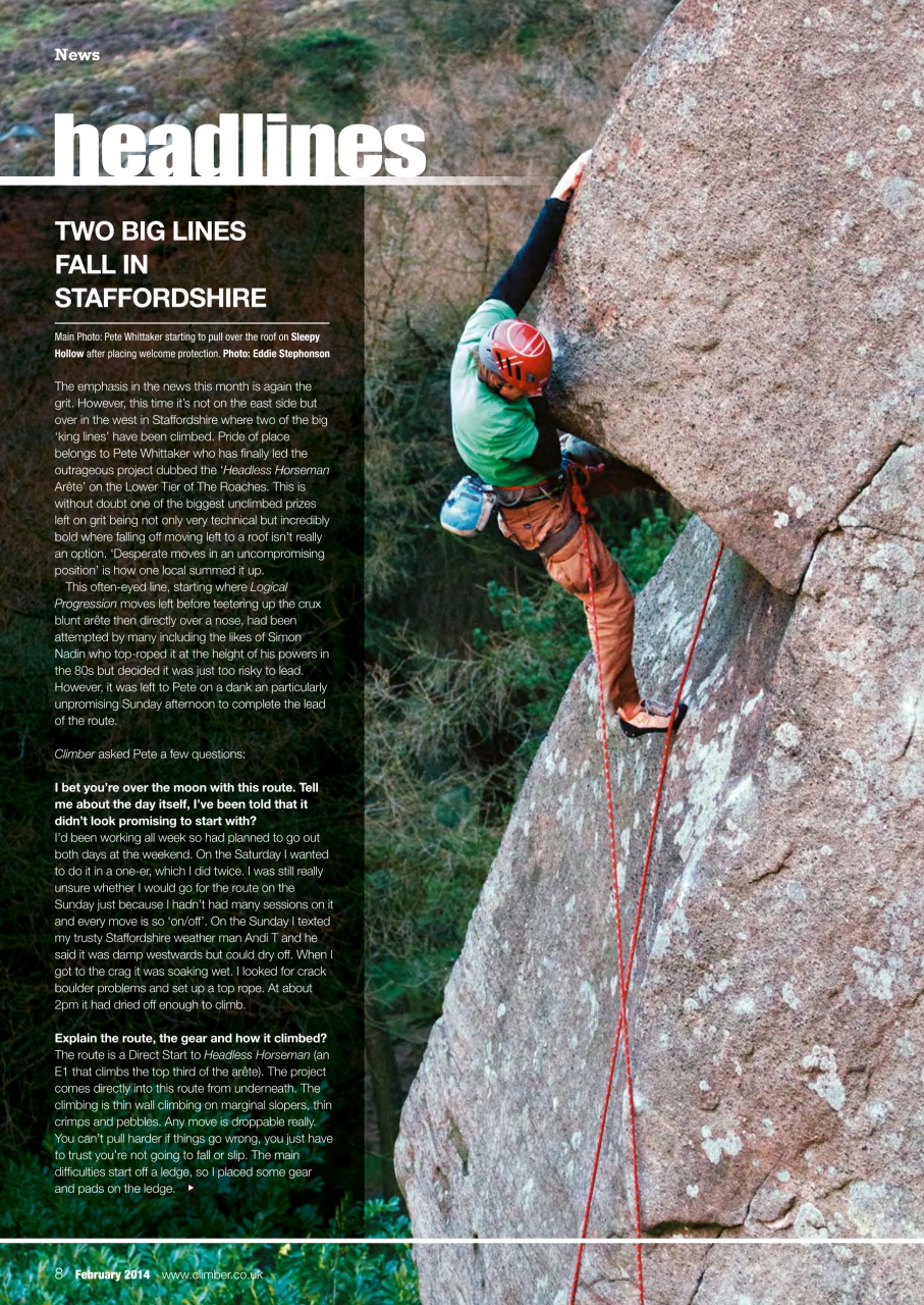 Climber Preview Pages