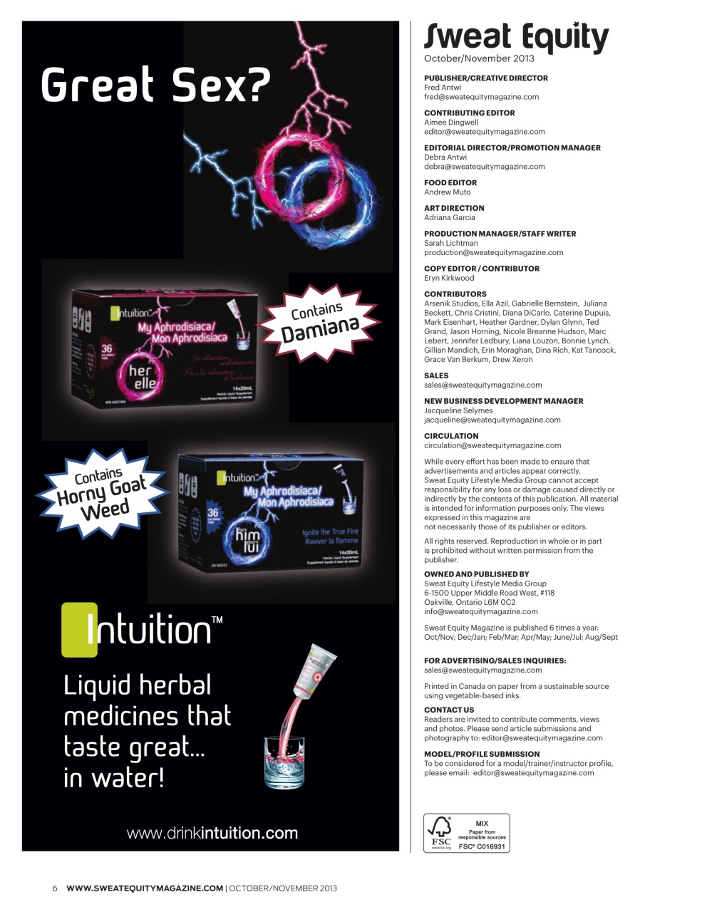 Sweat Equity Preview Pages