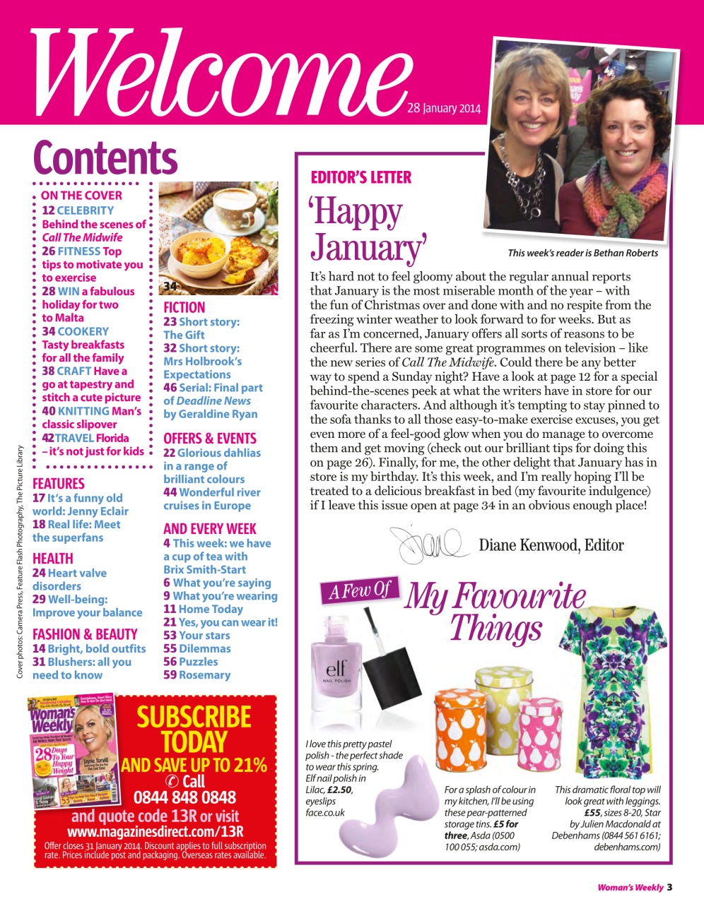 Woman's Weekly Preview Pages