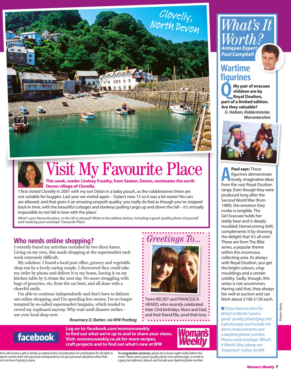 Woman's Weekly Preview Pages