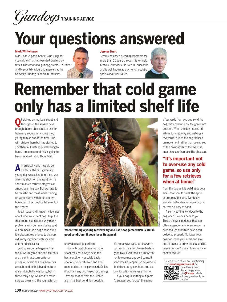 Shooting Gazette Preview Pages