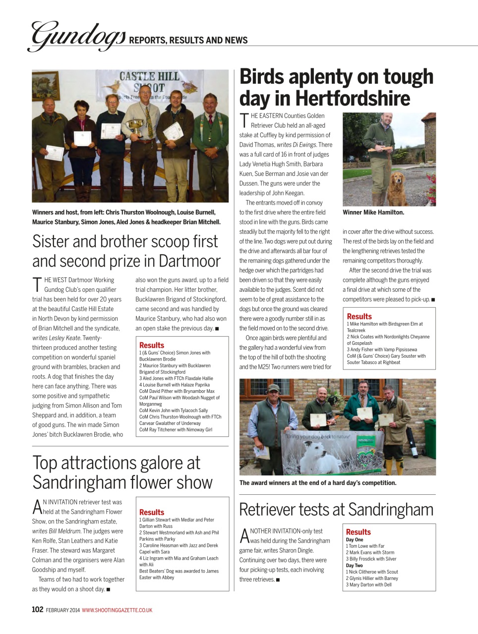 Shooting Gazette Preview Pages