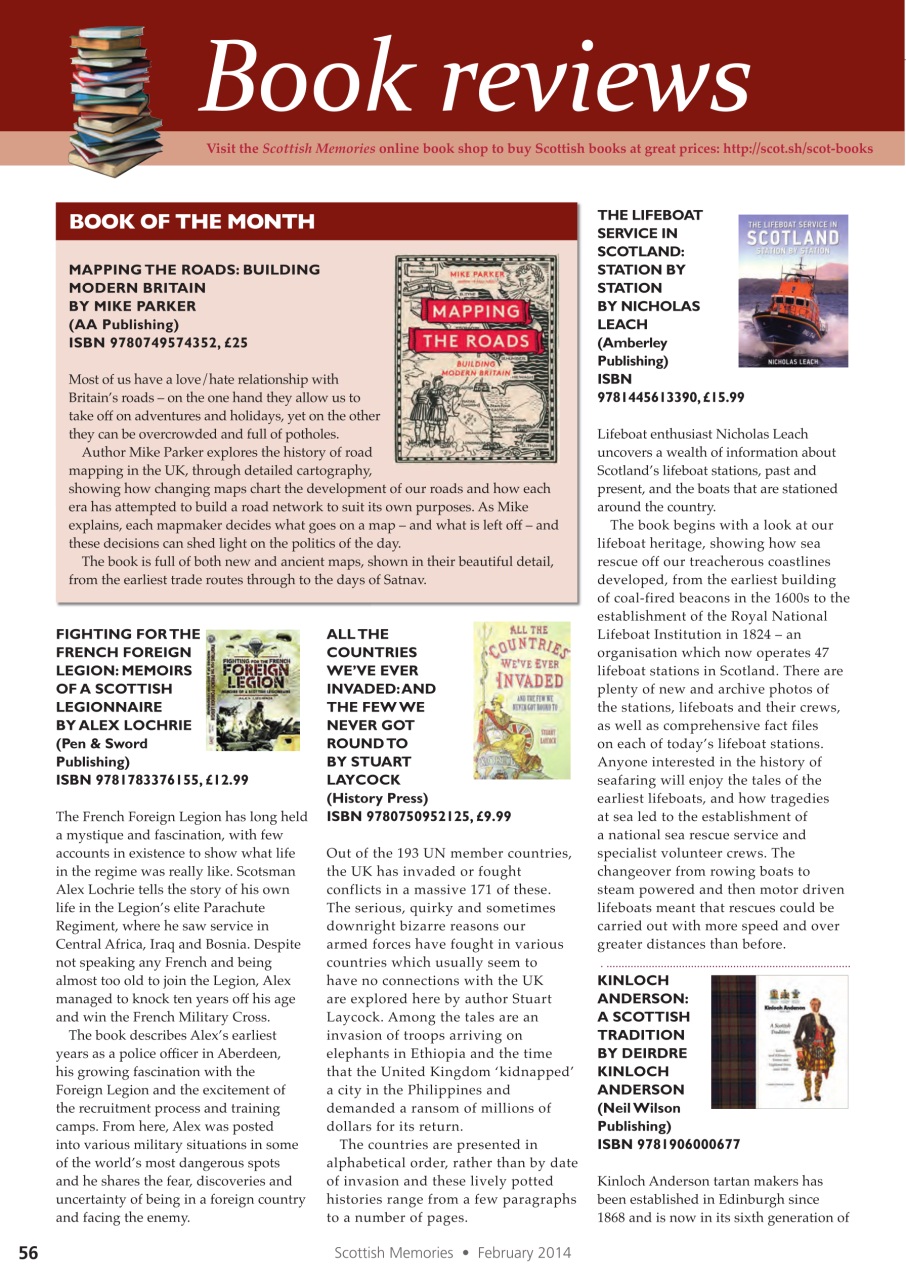 Scottish Memories Preview Pages