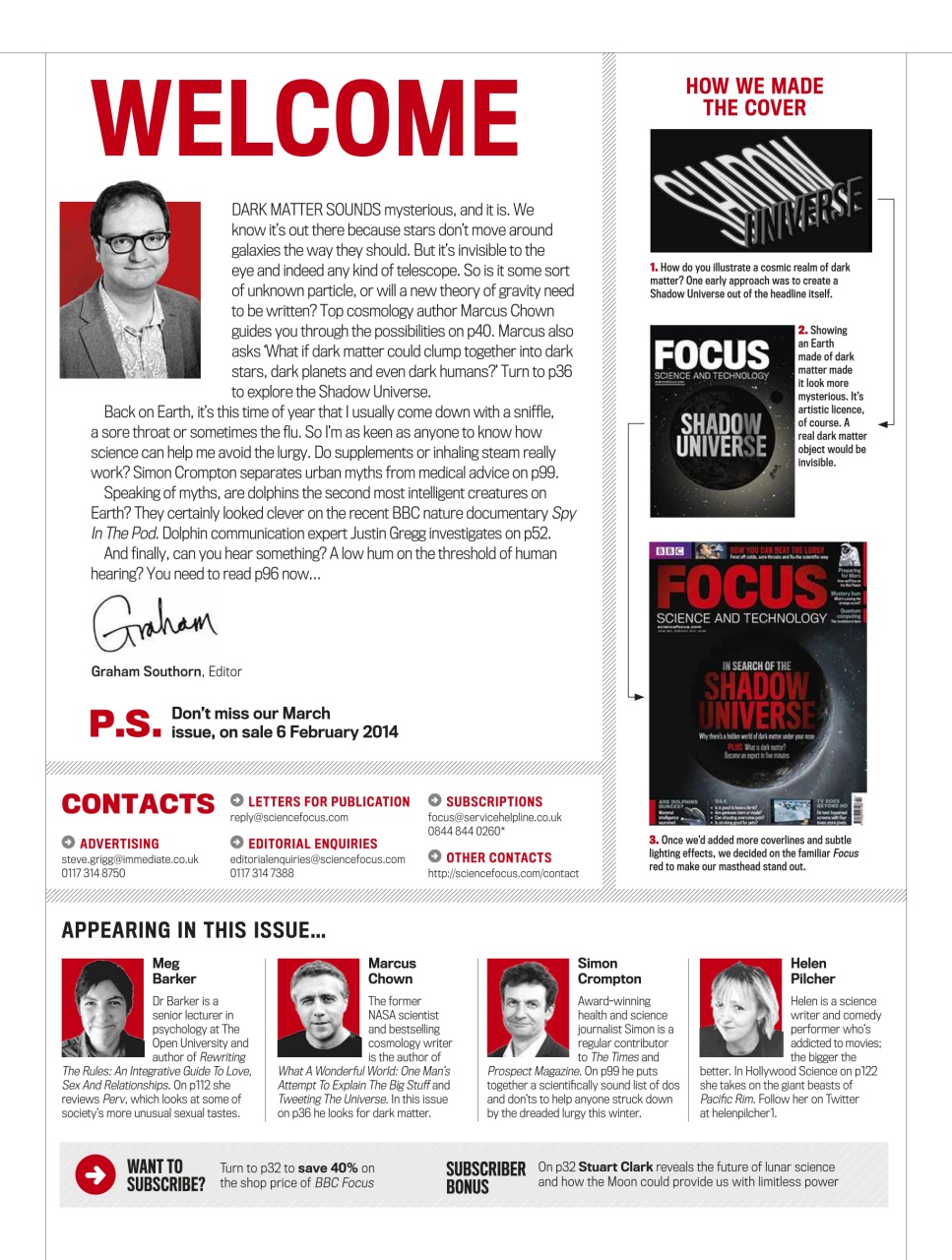 BBC Science Focus Magazine Preview Pages