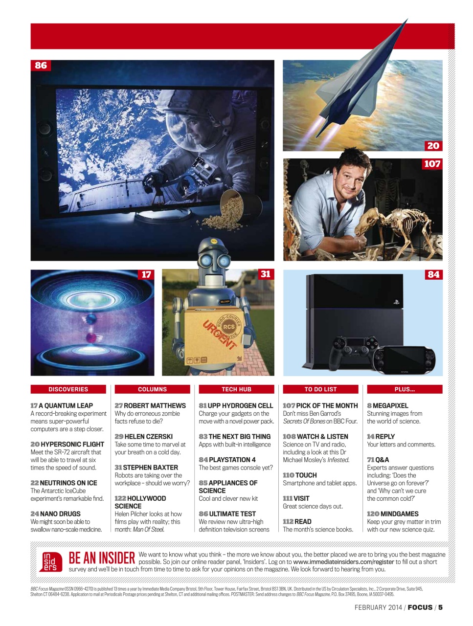 BBC Science Focus Magazine Preview Pages