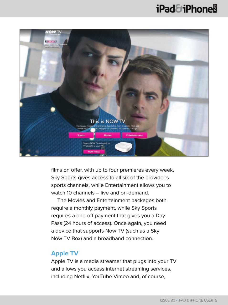 iPad and iPhone User Preview Pages