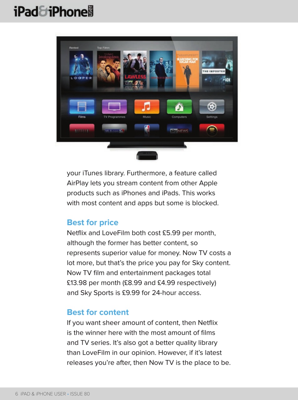 iPad and iPhone User Preview Pages