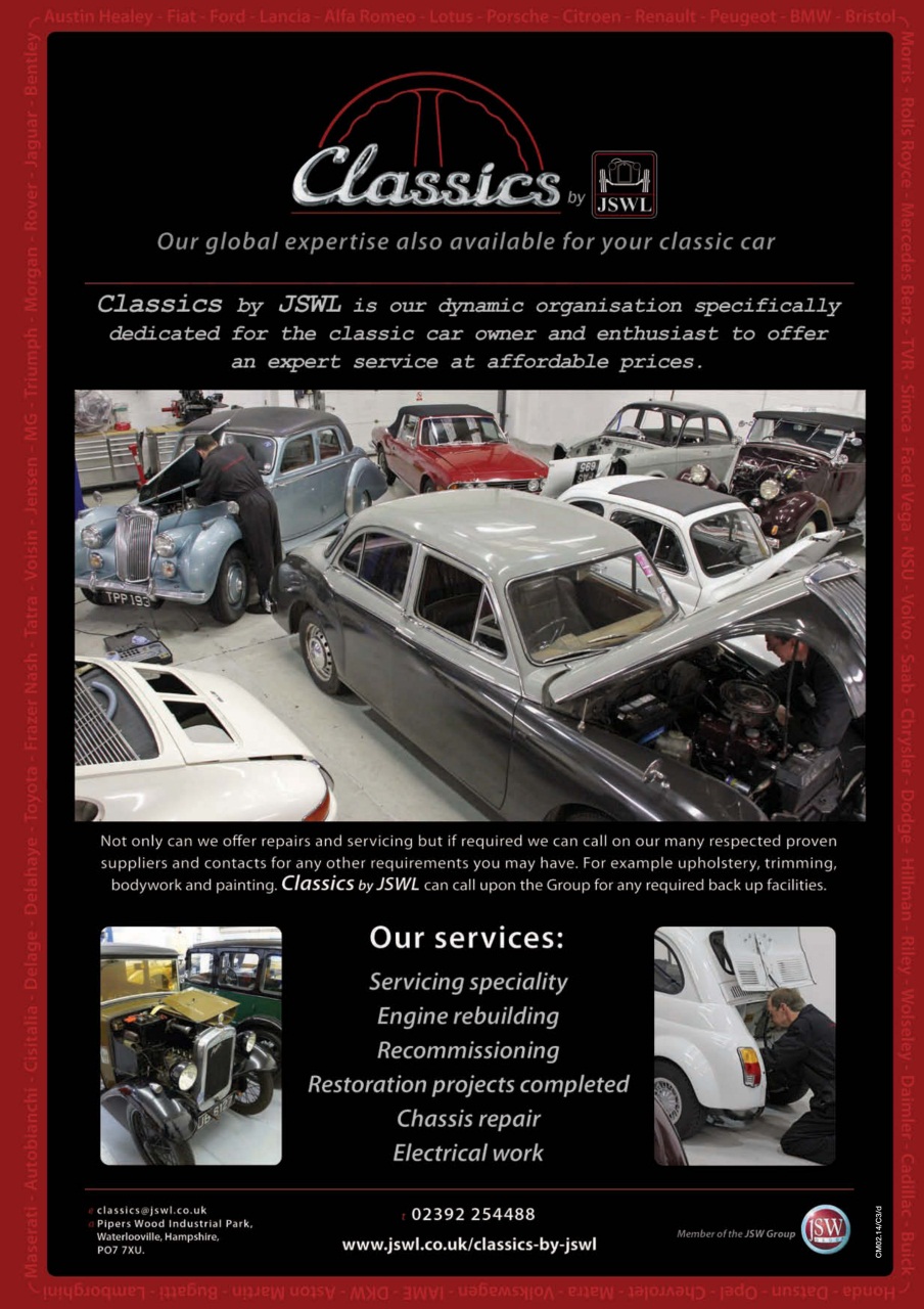 Classic Motoring Preview Pages