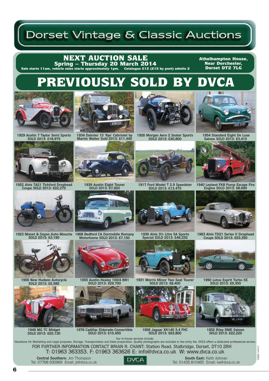 Classic Motoring Preview Pages